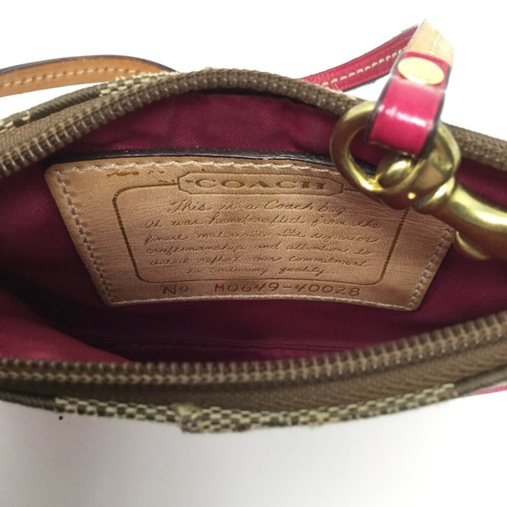 Coach Monogrammed Wristlet - Picture 4 of 5
